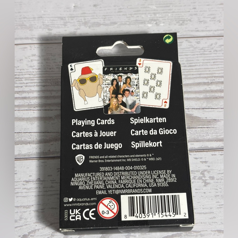 FRIENDS Black Backpack and Playing Cards Set - Picture 16 of 16